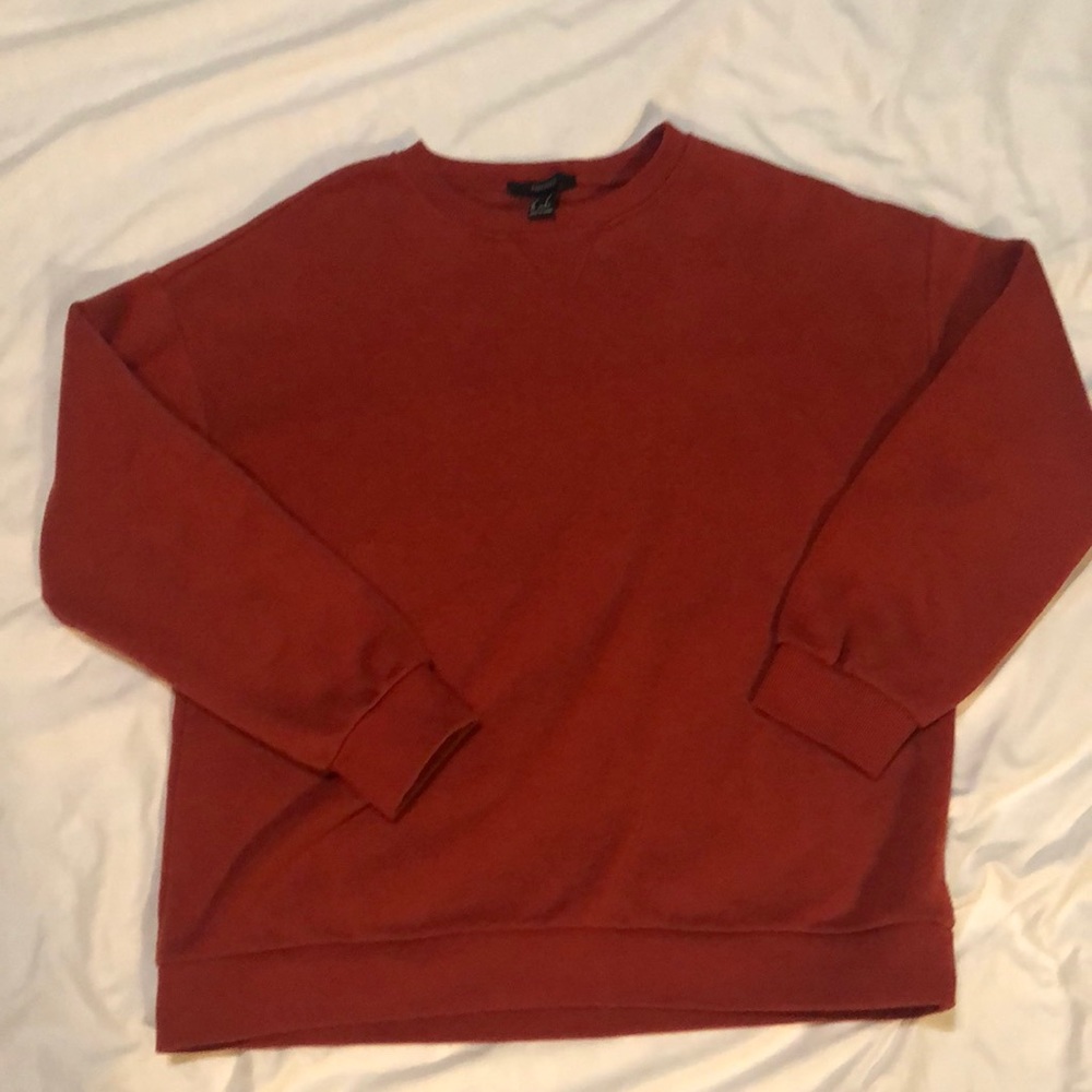 Dark orange swea